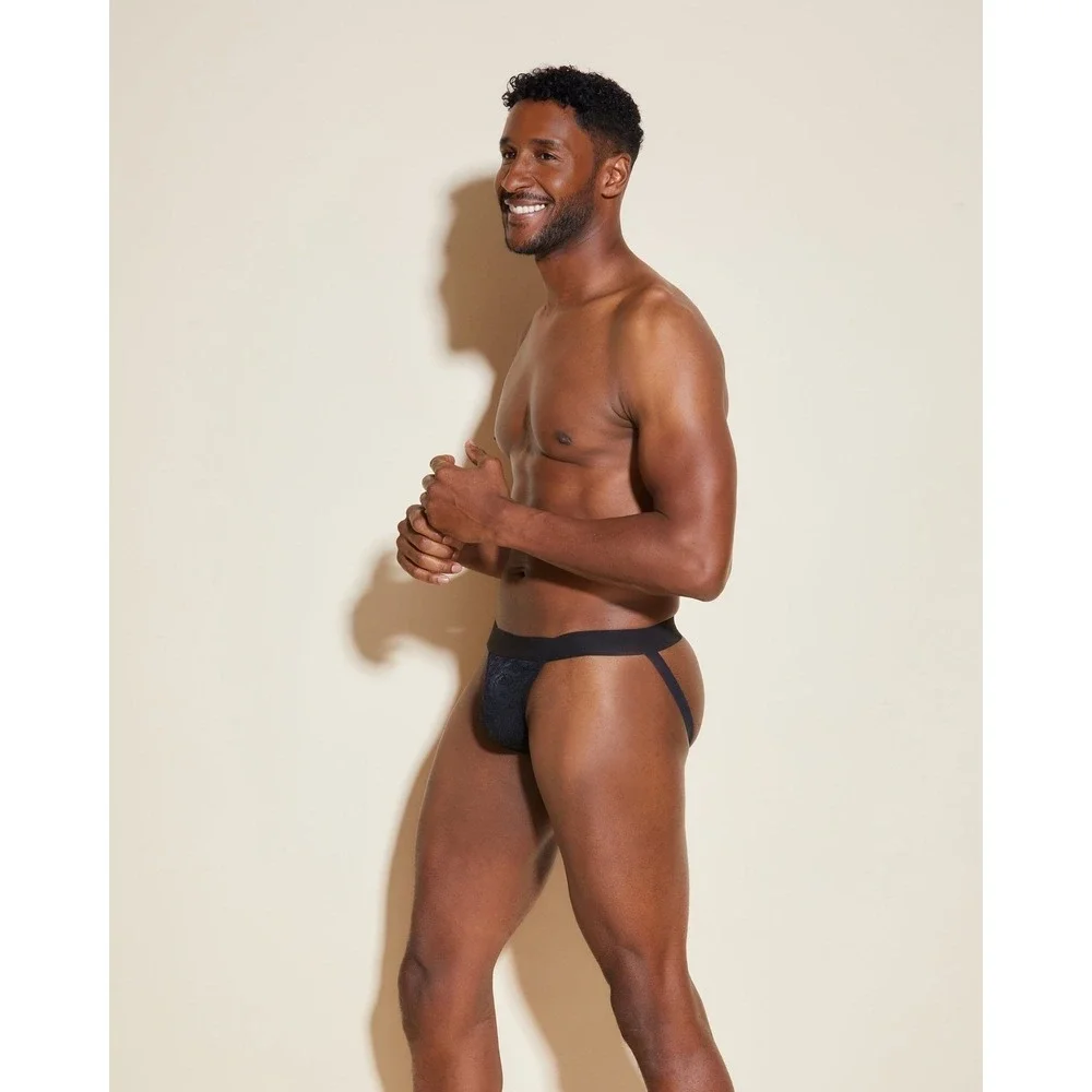 Cosabella Never Say Never Lace Jockstrap Black Sexy Luxury Men's‎ Underwear M